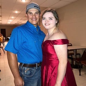 From David’s bridal, worn once. Never Hemmed.